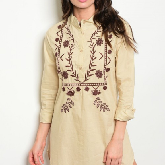 Dresses & Skirts - Embroidered Shift Dress @LAST TWO